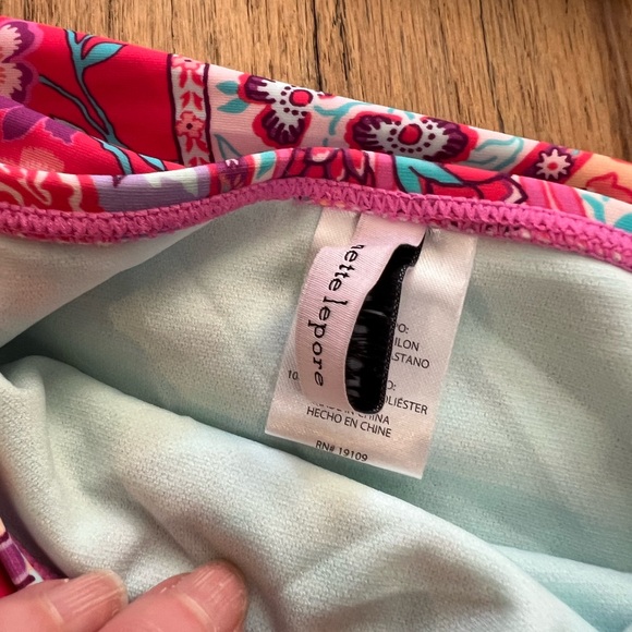 Nanette Lepore One Shoulder Faux Tie Two Piece Swimsuit - Picture 4 of 8